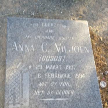 VILJOEN Anna C. 1907-1994