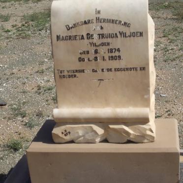 VILJOEN Magrieta Gertruida nee VILJOEN 1874-1909