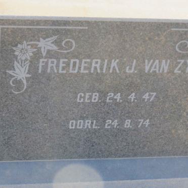 ZYL Frederik J., van 1947-1974