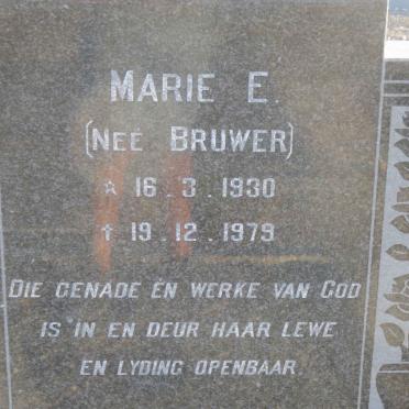 ? Marie E. nee BRUWER 1930-1979