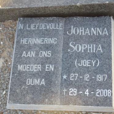 ? Johanna Sophia 1917-2008