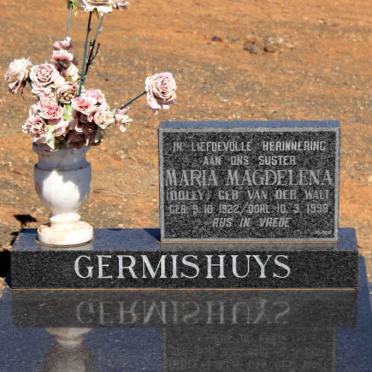 GERMISHUYS Maria Magdelena nee VAN DER WALT 1922-1998