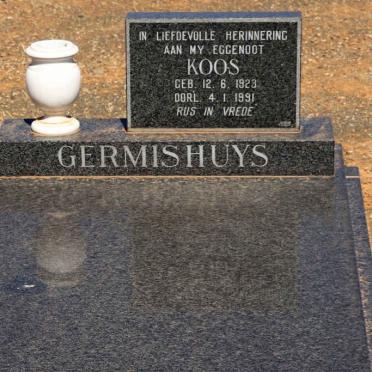 GERMISHUYS Koos 1923-1991