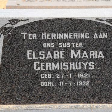 GERMISHUYS Elsabe Maria 1921-1932