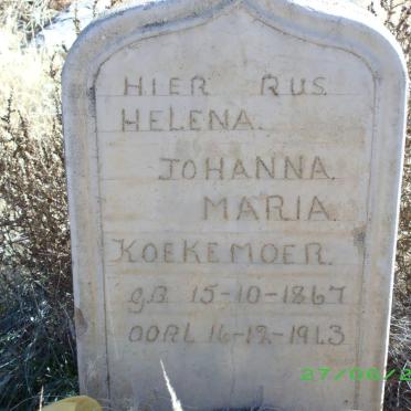 KOEKEMOER Johanna Maria 1867-1943