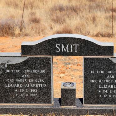SMIT Eduard Albertus 1903-1987 &amp; Elizabeth 1909-1984
