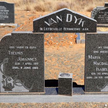 DYK Theunis Johannes 1910-1995, van &amp; Maria Magdalena Isabella 1914-1984