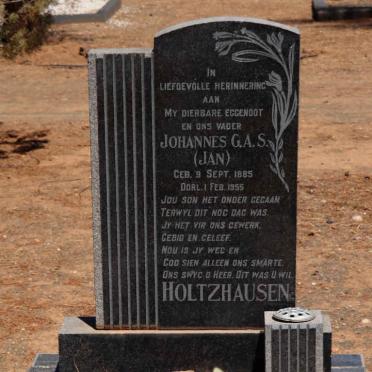 HOLTZHAUSEN Johannes G.A.S. 1885-1955