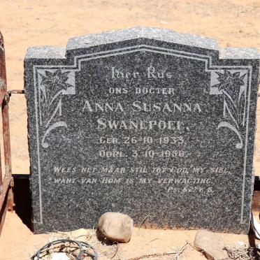 SWANEPOEL Anna Susanna 1933-1956