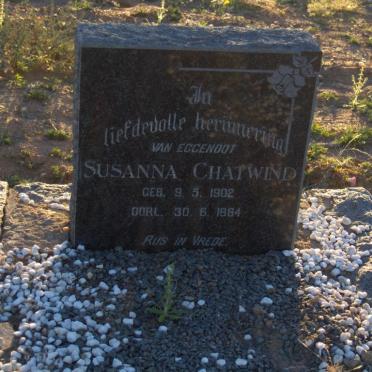 CHATWIND Susanna 1902-1964