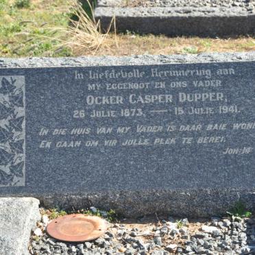 DUPPER Ocker Casper 1873-1941