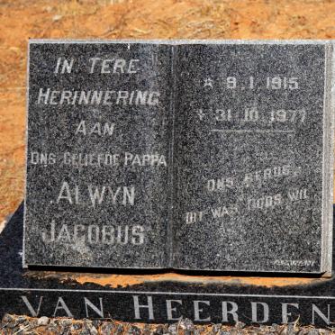 HEERDEN Alwyn Jacobus, van 1915-1977