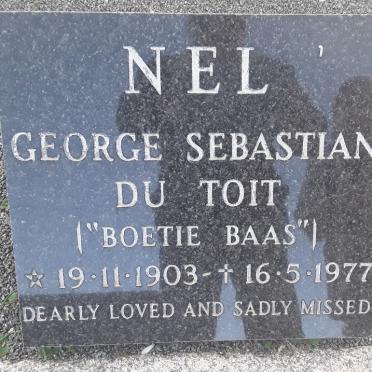 NEL George Sebastian du Toit 1903-1977