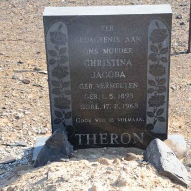 THERON Christina Jacoba nee VERMEULEN 1893-1963