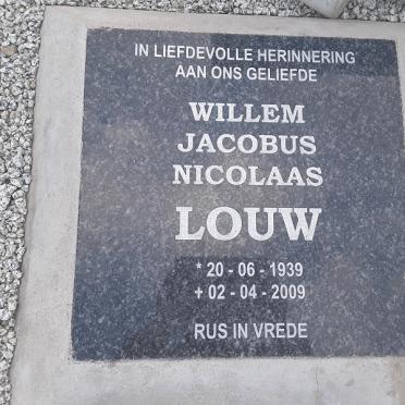 LOUW Willem Jacobus Nicolaas 1939-2009