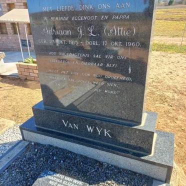 WYK Adriaan J.L., van 1915-1960 :: VAN WYK Catharina Elizabeth nee NOLTE 1929-2020