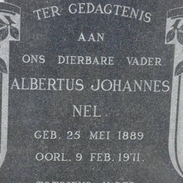 NEL Albertus Johannes 1889-1971 