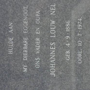 NEL Johannes Louw 1886-1974
