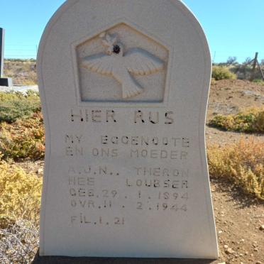 THERON A.J.N. nee LOUBSER 1894-1944