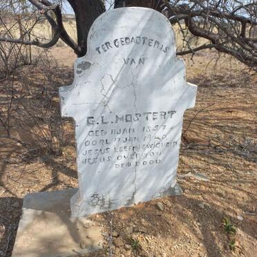 MOSTERT G.L. 1857-1940