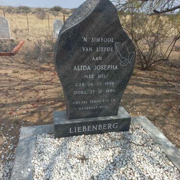 LIEBENBERG Alida Josepha nee NEL 1898-1986