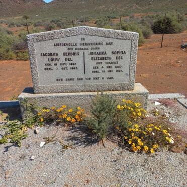 NEL Jacobus Hendrik Louw 1862-1942 &amp; Johanna Sophia Elizabeth VISAGIE 1867-1927