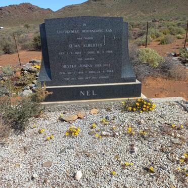 NEL Elias Albertus 1893-1968 &amp; Hester Josina NEL 1899-1983