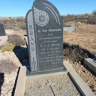 BRAND F.J.J. 1893-1955