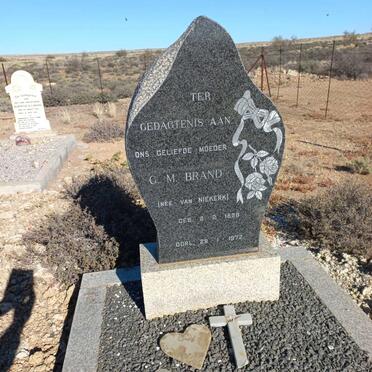 BRAND C.M. nee VAN NIEKERK 1898-1972