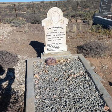 BRAND Albertus B.J. 1901-1931