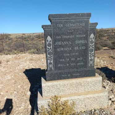 BRAND Johanna Sophia Adriana nee LOUW 1872-1956