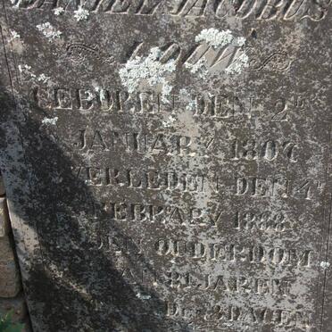 LOUW Daniel Jacobus 1807-1888 _3