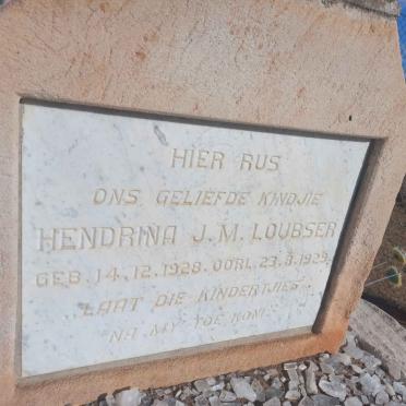 LOUBSER Hendrina 1928-1929