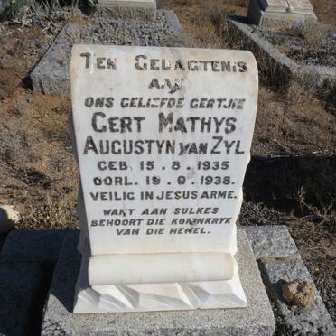 ZYL Gert Mathys Augustyn, van 1935-1938
