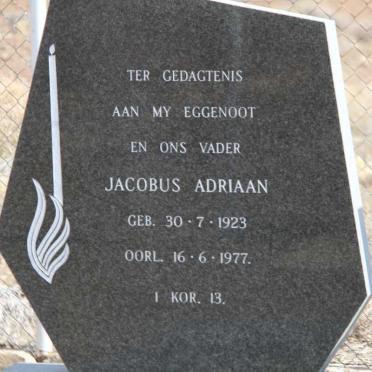 VLOK Jacobus Adriaan 1923-1977