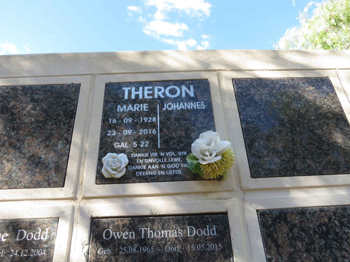 THERON Johannes & Marie 1928-2016