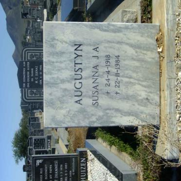AUGUSTYN Susanna Jacoba Achtelena nee VAN WYK 1918-1984