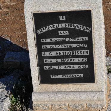 ANTHONISSEN J.C. 1887-1945