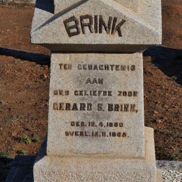 BRINK Gerard S. 1880-1905