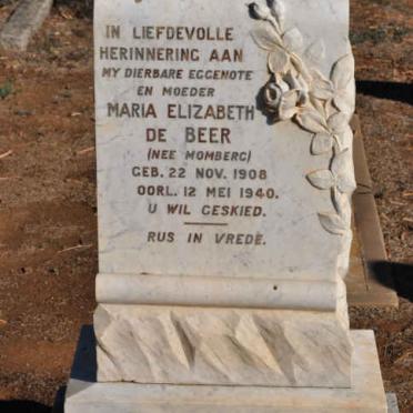 BEER Maria Eliabeth, de nee MOMBERG 1908-1940