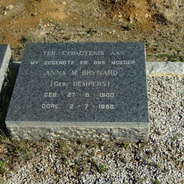 BRYNARD Anna M. nee DEMPERS 1900-1966