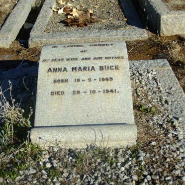 BUCK Anna Maria 1869-1941