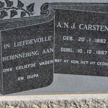 CARSTENS A.N.J. 1892-1967