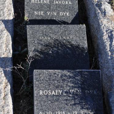 DYK Helene Javora, van :: VAN DYK Maria :: VAN DYK Rosalye 1918-