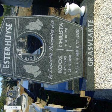 ESTERHUYSE Koos 1951-2000 &amp; Christa 1952-
