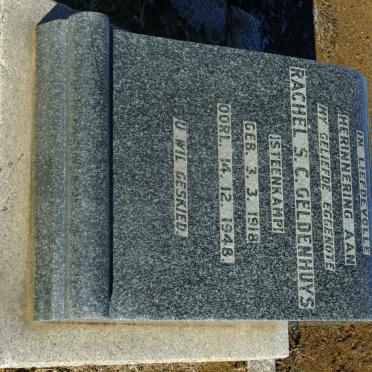 GELDENHUYS Rachel S.C. nee STEENKAMP 1918-1948