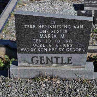 GENTLE Maria M. 1917-1985