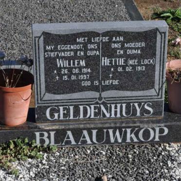 GELDENHUYS Willem 1914-1997 &amp; Hettie LOCK 1913-