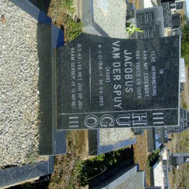 HUGO Jacobus van der Spuy 1918-1995