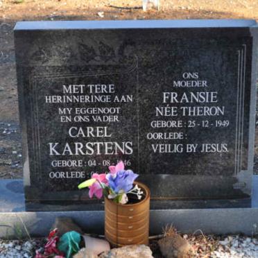 KARSTENS Carel 1946- &amp; Fransie THERON 1949-